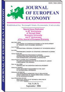 Journal of European Economy Volume 5, Issue 3, September 2006, Pages 209-334