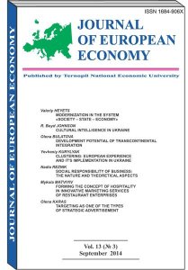 Journal of European Economy Vol. 13, Number 3, September 2014, pp 221-327