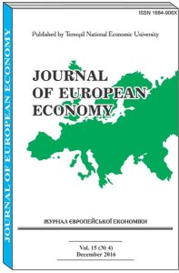 Journal of European Economy Vol. 15, Number 4, December 2016, pp 361-466